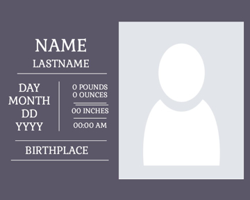 Picture of Metal Prints Baby 28 - 8x10