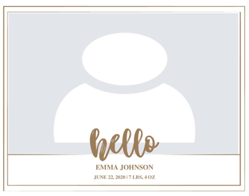 Picture of Metal Prints Baby 1 - 11x14