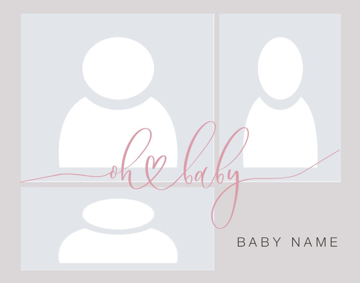 Picture of Metal Prints Baby 5 - 11x14