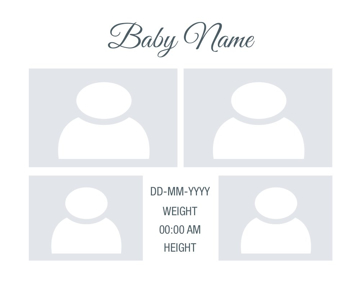 Picture of Metal Prints Baby 21 - 11x14