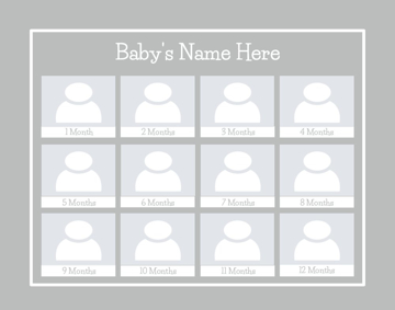 Picture of Metal Prints Baby 27 - 11x14