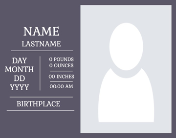 Picture of Metal Prints Baby 28 - 11x14