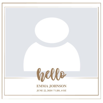 Picture of Metal Prints Baby 1 - 12x12