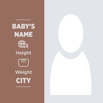 Picture of Metal Prints Baby 22 - 12x12