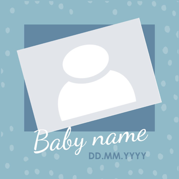 Picture of Metal Prints Baby 23 - 12x12