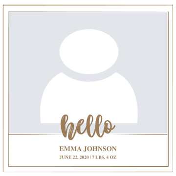 Picture of Metal Prints Baby 1 - 16x16