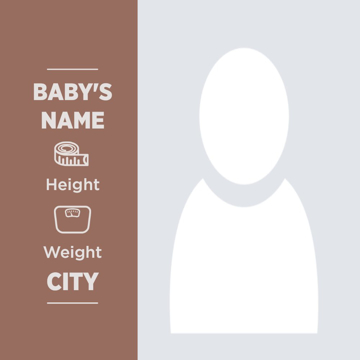 Picture of Metal Prints Baby 22 - 16x16