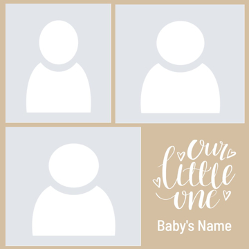 Picture of Metal Prints Baby 25 - 16x16