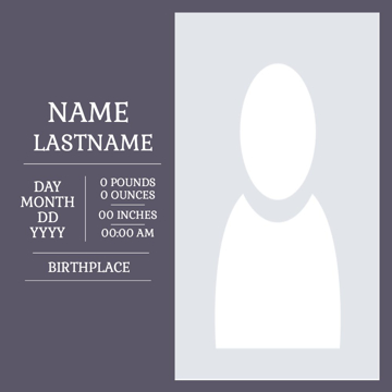 Picture of Metal Prints Baby 28 - 16x16