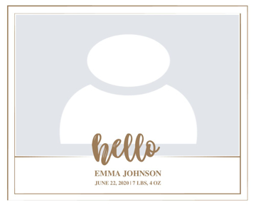 Picture of Metal Prints Baby 1 - 16x20