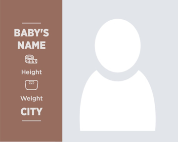 Picture of Metal Prints Baby 22 - 16x20