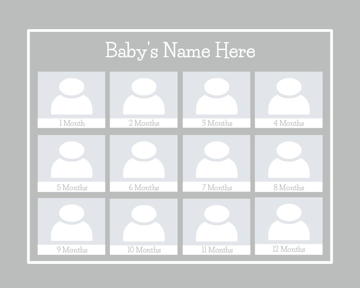 Picture of Metal Prints Baby 27 - 16x20