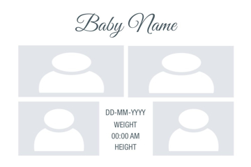 Picture of Metal Prints Baby 21- 24x36