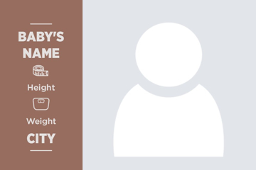 Picture of Metal Prints Baby 22- 24x36