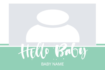 Picture of Metal Prints Baby 26- 24x36