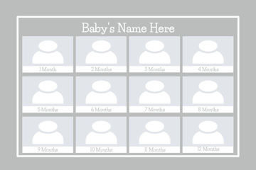 Picture of Metal Prints Baby 27- 24x36