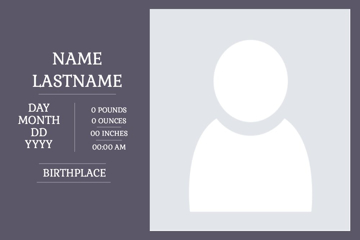 Picture of Metal Prints Baby 28- 24x36