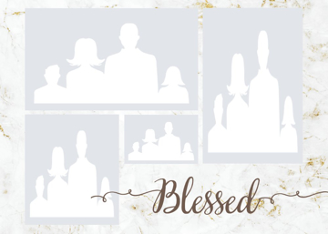 Picture of Metal Prints Family 1 - 5x7