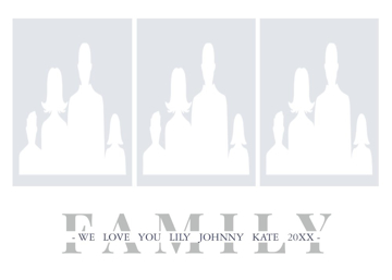 Picture of Metal Prints Family 11 - 5x7