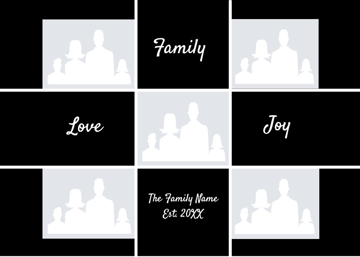 Picture of Metal Prints Family 14 - 5x7