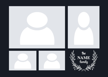 Picture of Metal Prints Family 18 - 5x7