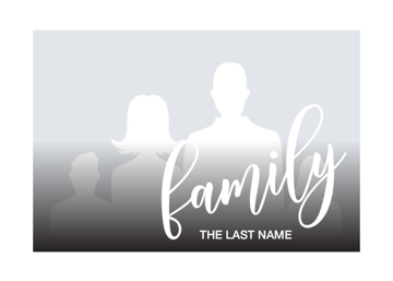 Picture of Metal Prints Family 23 - 5x7