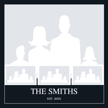 Picture of Metal Prints Family 8 - 8x8