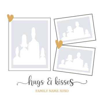 Picture of Metal Prints Family 12 - 8x8