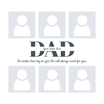 Picture of Metal Prints Family 26 - 8x8