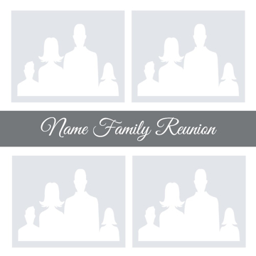 Picture of Metal Prints Family 32 - 8x8