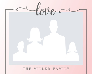 Picture of Metal Prints Family 2 - 8x10