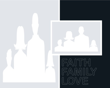 Picture of Metal Prints Family 3 - 8x10