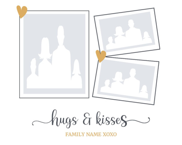 Picture of Metal Prints Family 12 - 8x10