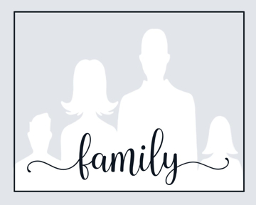 Picture of Metal Prints Family 13 - 8x10