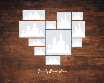 Picture of Metal Prints Family 17 - 8x10