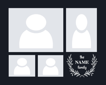 Picture of Metal Prints Family 18 - 8x10