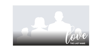 Picture of Metal Prints Family 20 - 8x10