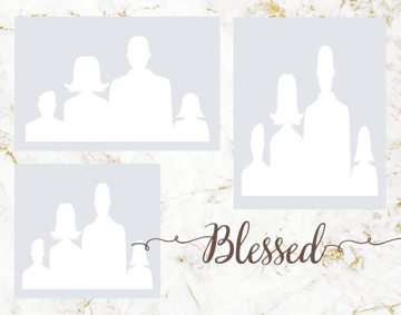 Picture of Metal Prints Family 1 - 11x14