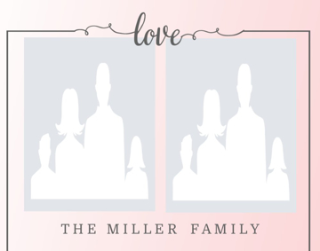 Picture of Metal Prints Family 2 - 11x14