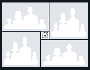 Picture of Metal Prints Family 6 - 11x14