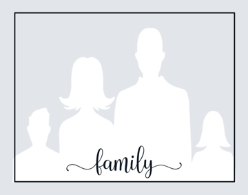 Picture of Metal Prints Family 13 - 11x14