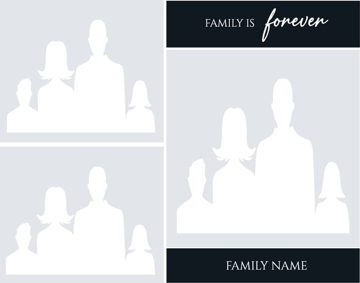 Picture of Metal Prints Family 16 - 11x14