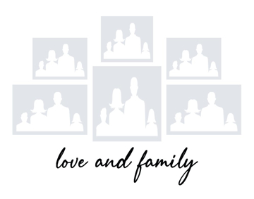 Picture of Metal Prints Family 19 - 11x14