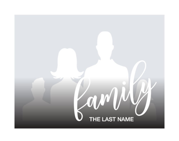 Picture of Metal Prints Family 23 - 11x14