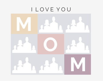 Picture of Metal Prints Family 25 - 11x14