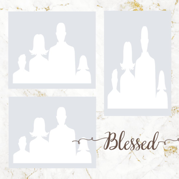 Picture of Metal Prints Family 1 - 12x12