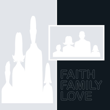 Picture of Metal Prints Family 3 - 12x12