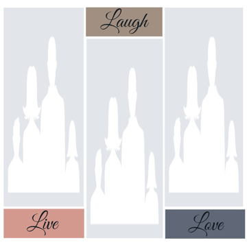 Picture of Metal Prints Family 4 - 12x12