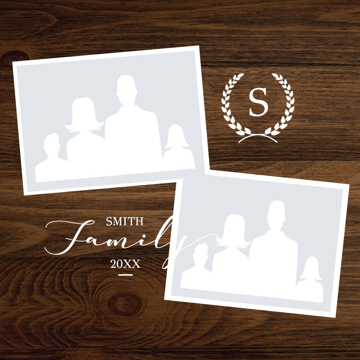 Picture of Metal Prints Family 7 - 12x12