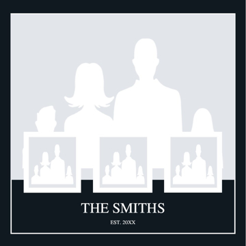 Picture of Metal Prints Family 8 - 12x12